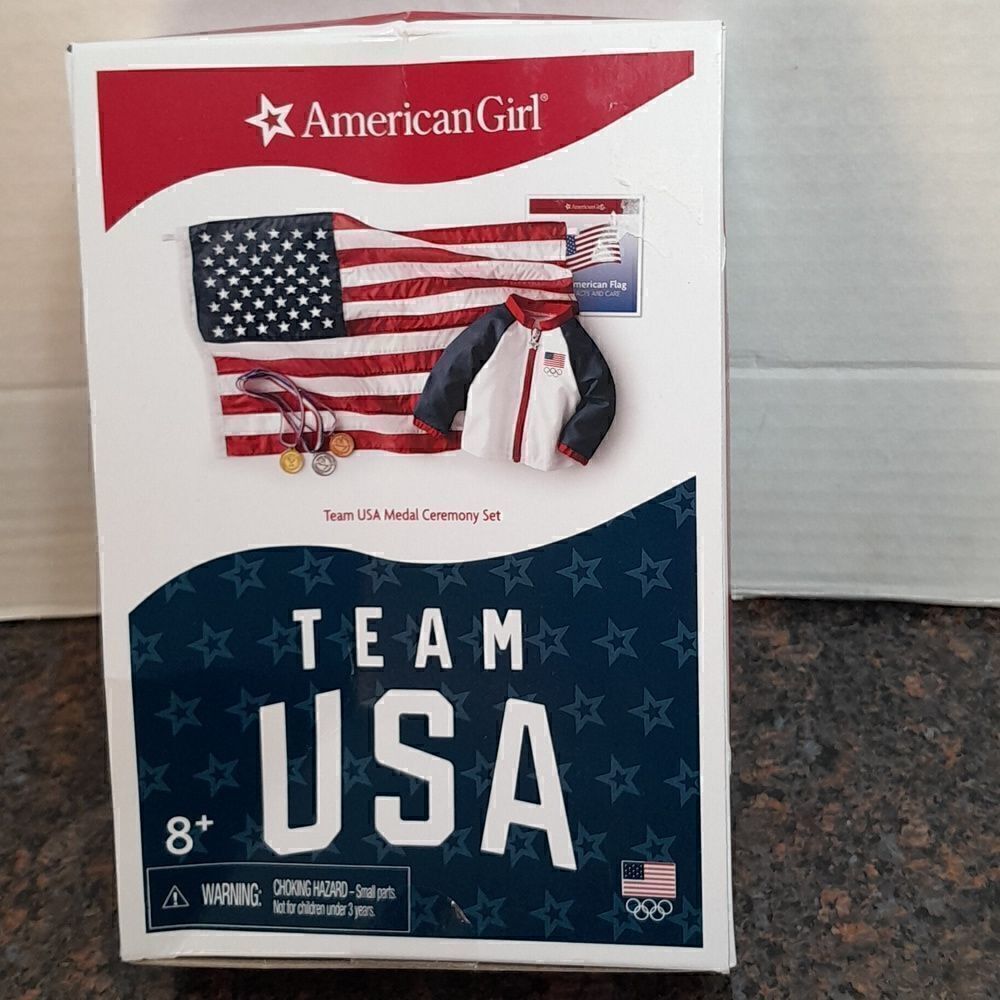 OLYMPICS ...American Girl Team USA Ceremony Set...N.I.B